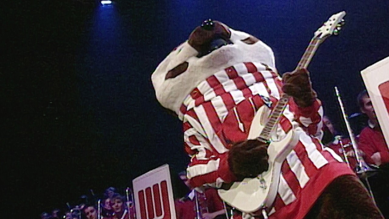 Bucky Badger shreds a guitar | Bucky!