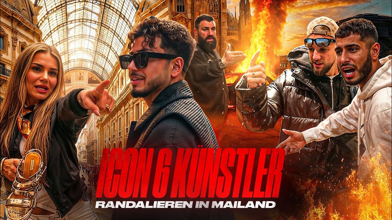 ICON 6 KÜNSTLER KRIEGT ANSAGE VOM MILITÄR 😱 XXL SHOPPING TOUR IN MAILAND 🤩 ICON 6 FINALE VLOG 22