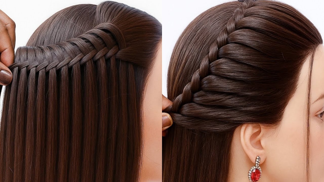 Easy Simple Open Hairstyle - New hairstyle for reception | Hairstyle for birthday girl | Hairstyle