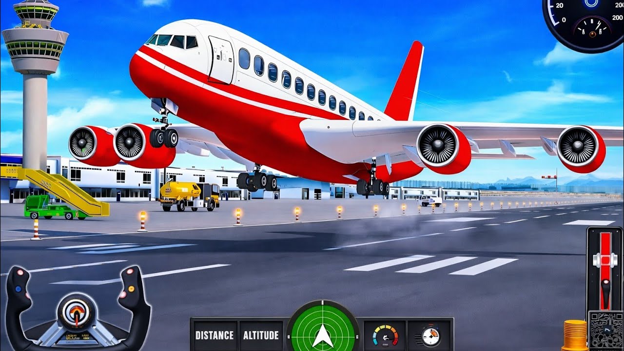 🚁 Flight Airplane City Pilot Simulator ✈️ Plane Boeing Emergency Landing 🛩️ Android Gameplay