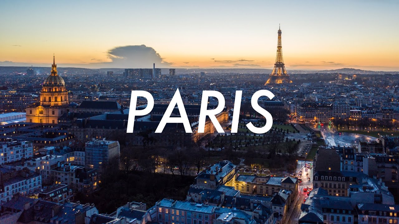 13 Minutes of PARIS Beautiful Aerial Drone Stock Video Footage in 4K