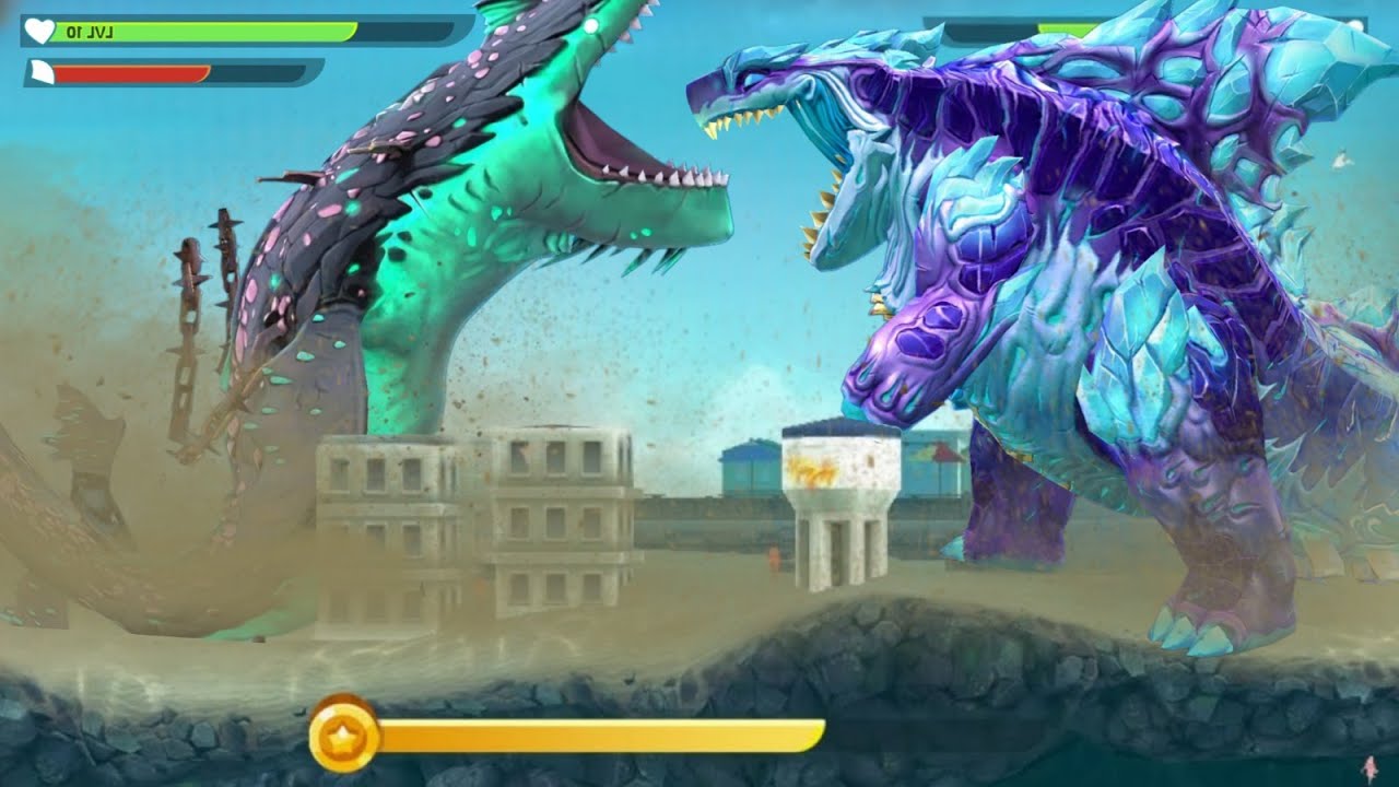 GIANT MONSTER UNDERSHARKER VS GIANT MONSTER SHIN SHARKJIRA - Hungry Shark World