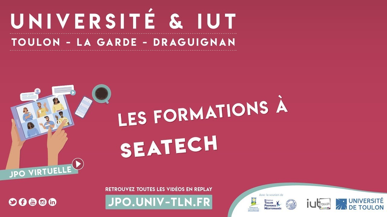 [Orientation TV] Découvrir les formations de l'école d'ingénieurs SeaTech à l'Université de Toulon