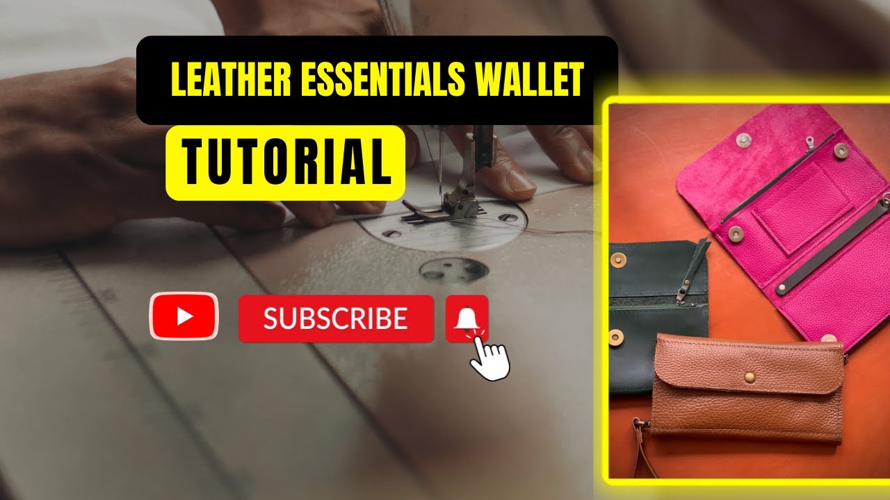 Make a Leather Wallet:  The Essentials Wallet