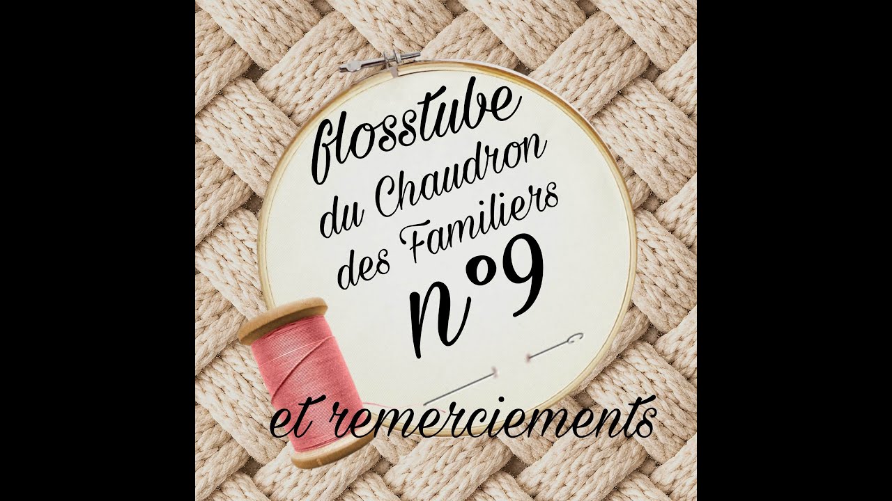 Flosstube n°9 du Chaudron des familiers - septembre/octobre 2025