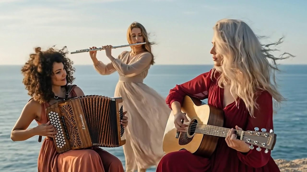 Golden Silence in Seville | Cinematic Flamenco Guitar, Sax, Accordion & Flute