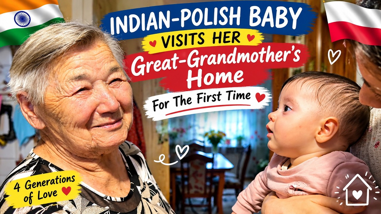 Indian Polish Baby Visits Her Great-Grandmother&rsquo;s Home For The First Time