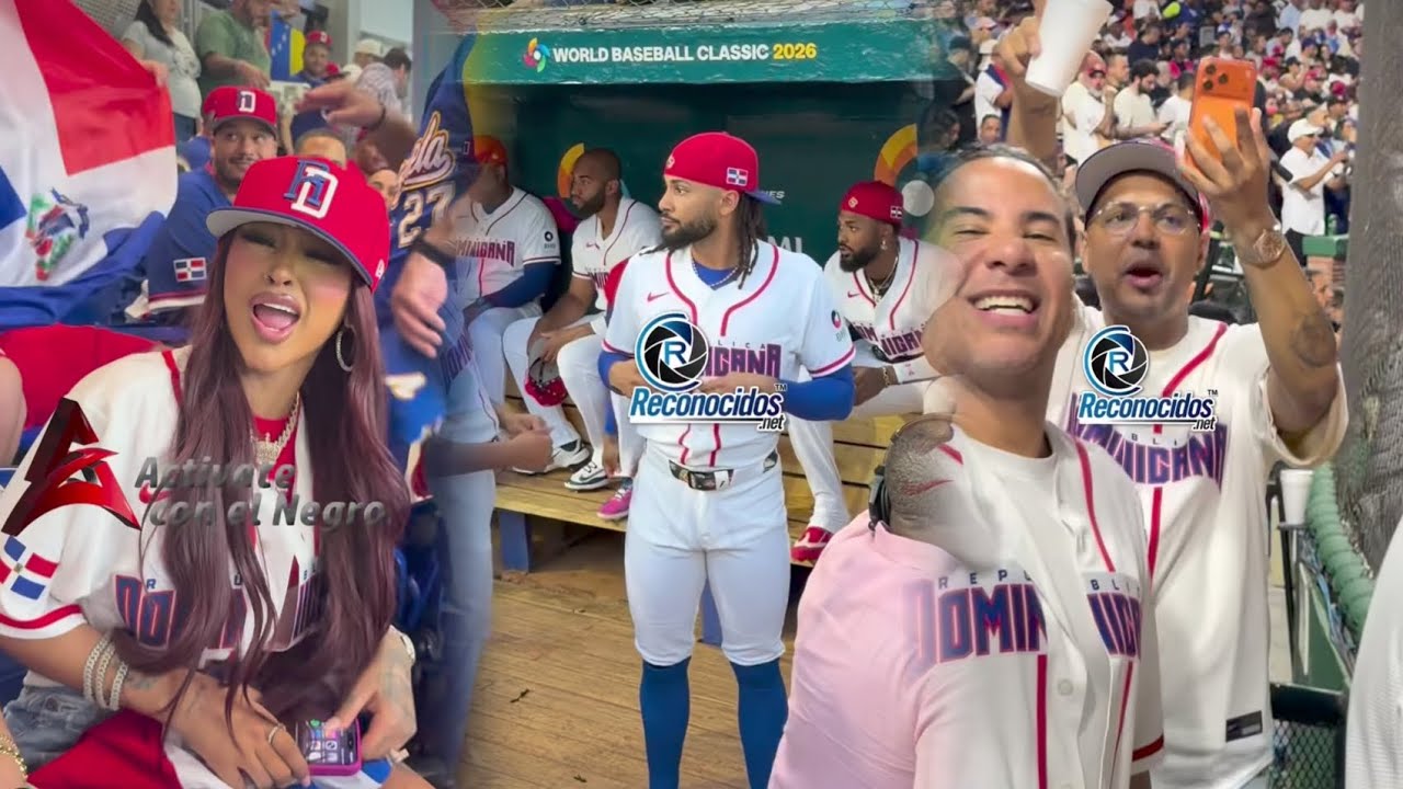 Equipo Dominicano De La Grande Liga Así Celebran Tras Ganar La Victoria En El Estadio Quisqueya 