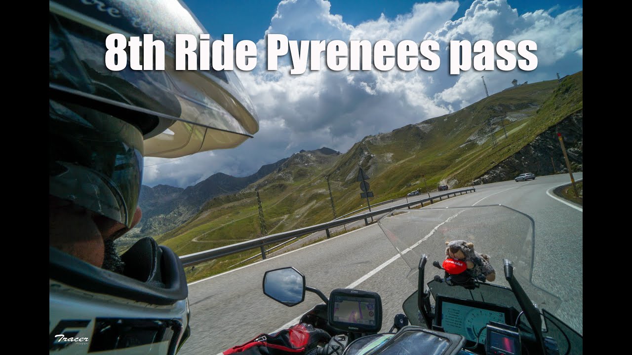 Andorra to Carcassonne Pyrenees pass with motorcycle - relax music amsr