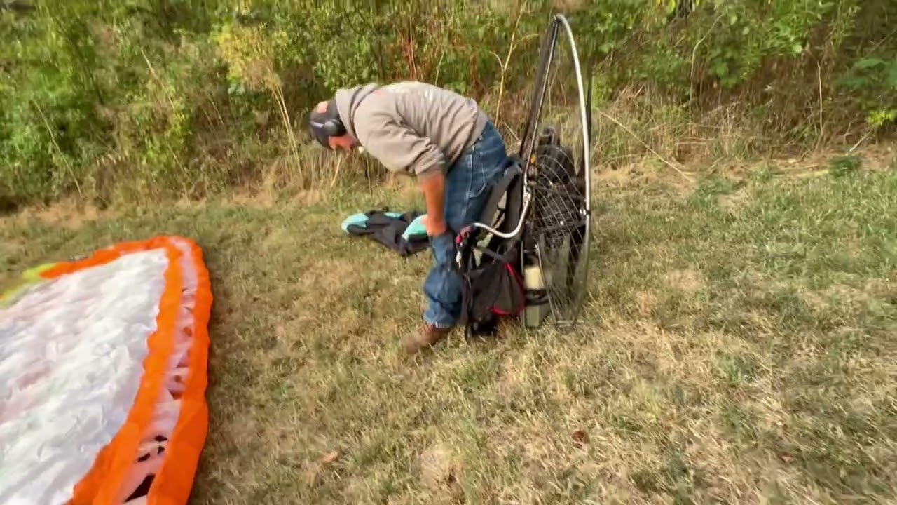 Paramotor flight September 11, 2025 perfect conditions
