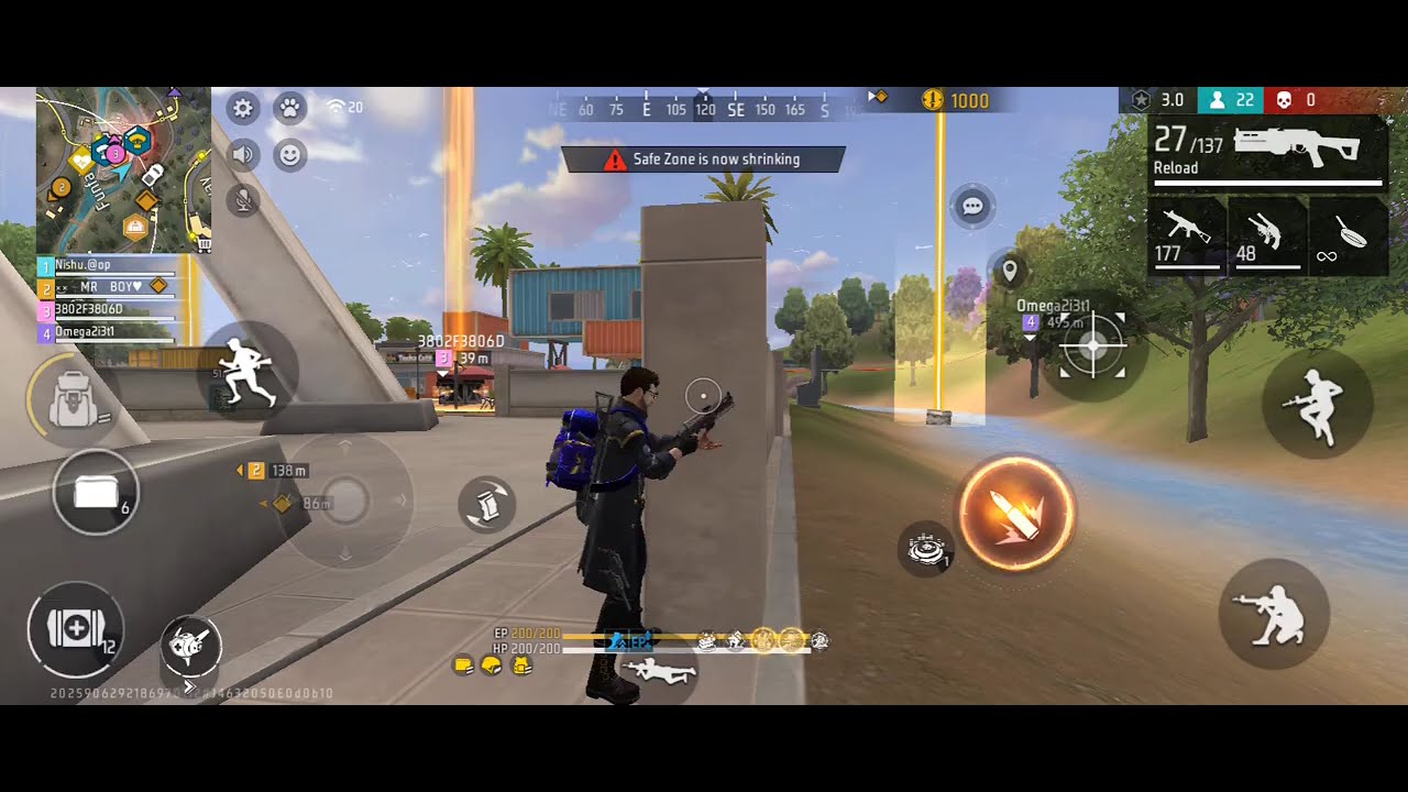 free fire br-ranked playing games