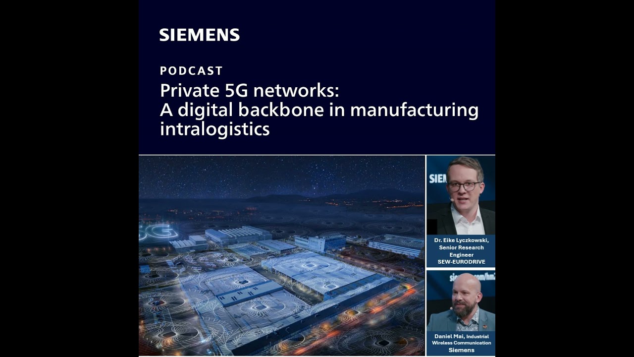 Private 5G networks: A digital backbone in manufacturing intralogistics