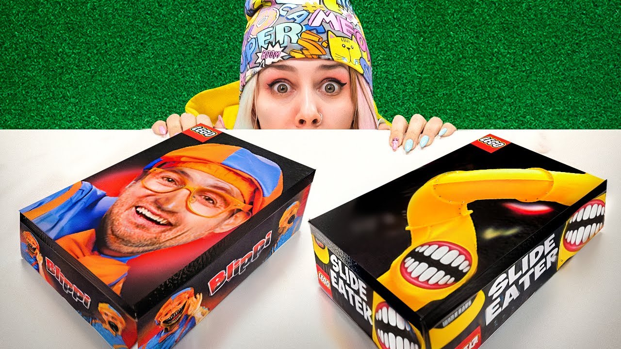 НЕ ОТКРЫВАЙ ЛЕГО НАБОР SLIDE EATER и СЛИПИ В 3:00 НОЧИ !!