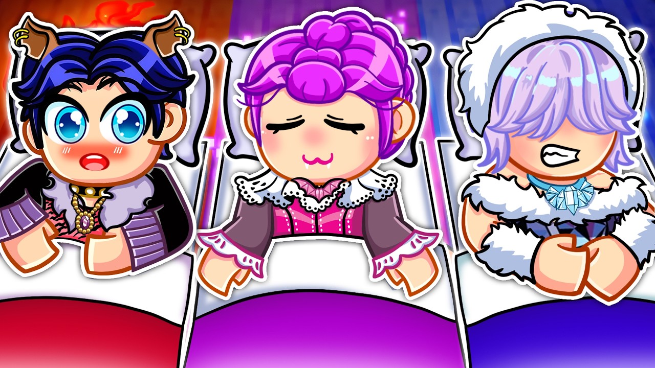 CRAZY MONSTER HIGH SLEEPOVER in Roblox! | Kpop Demon Hunters