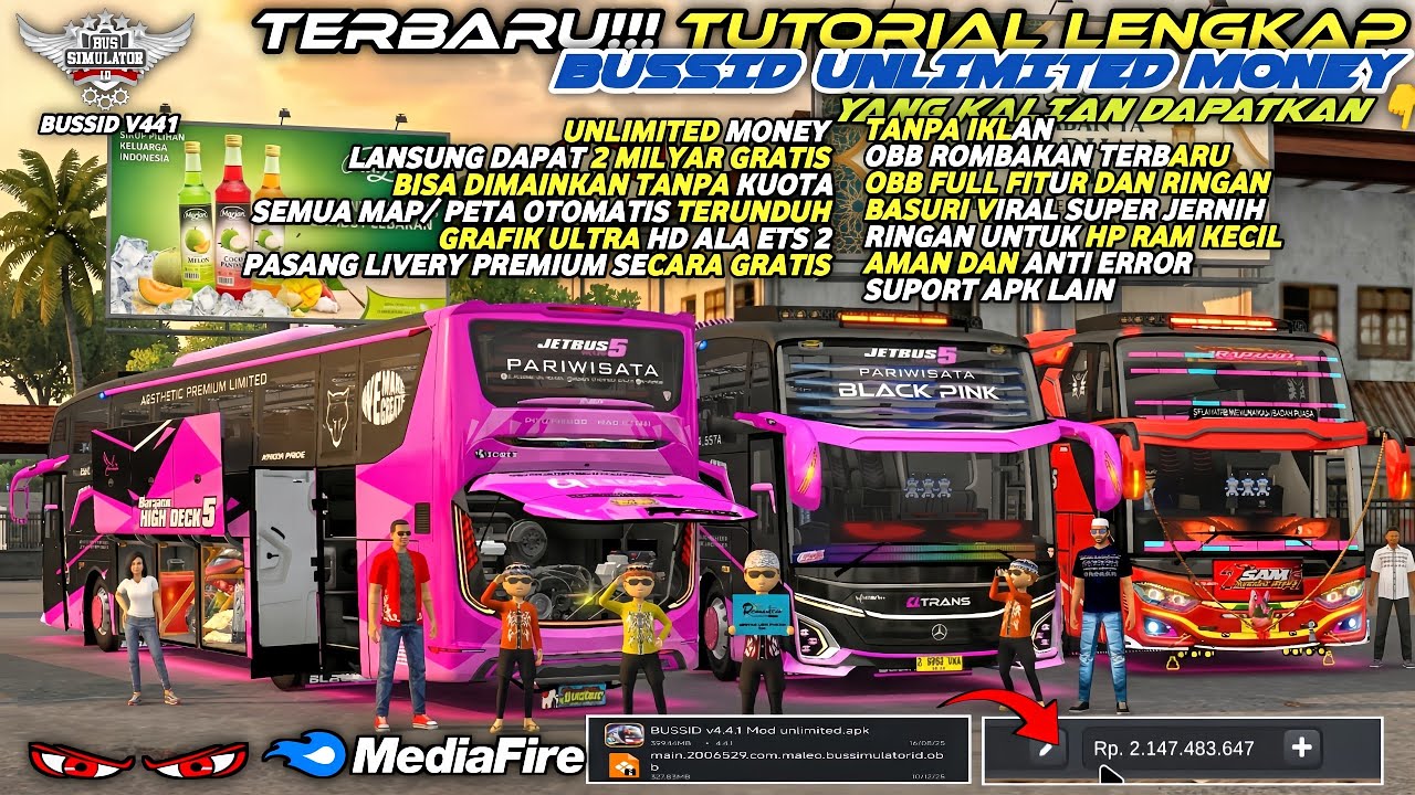 UPDATE BUSSID 4.4.1 !! CARA PASANG APK + OBB BUSSID V4.4.1 TERBARU | BISA SEMUA HP