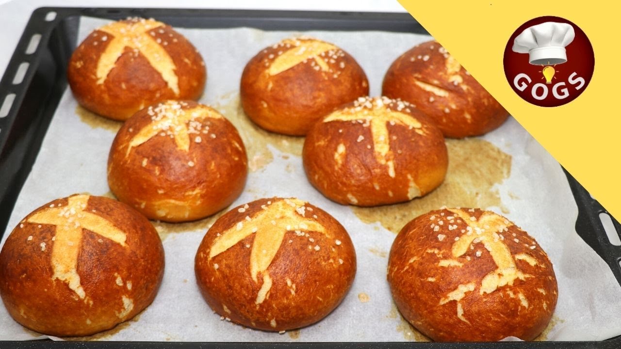 Lúhované burger žemle.#jedlo #recept #burgeržemle