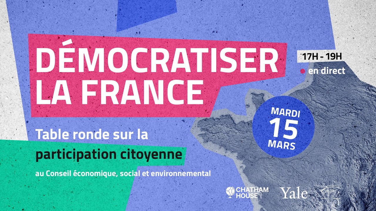 Démocratiser la France : table ronde sur la participation citoyenne - CESE