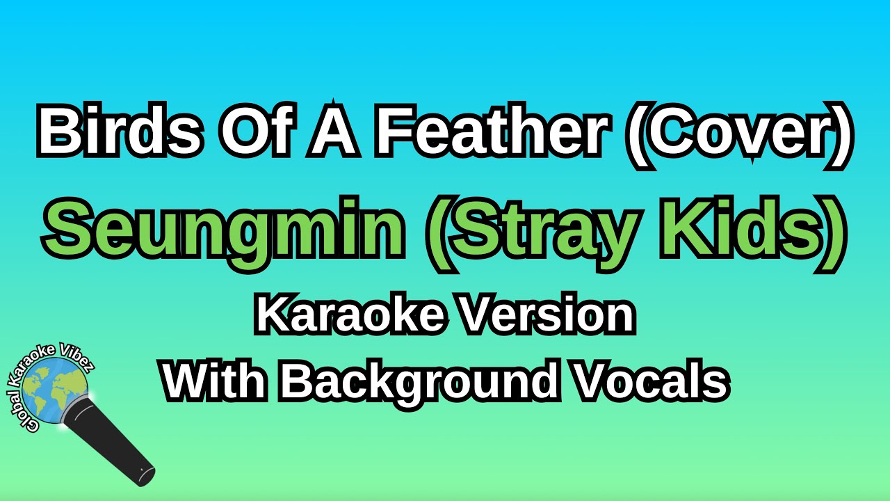 Birds Of A Feather (Cover) By Seungmin (Stray Kids) (Karaoke Version With Backing Vocals)