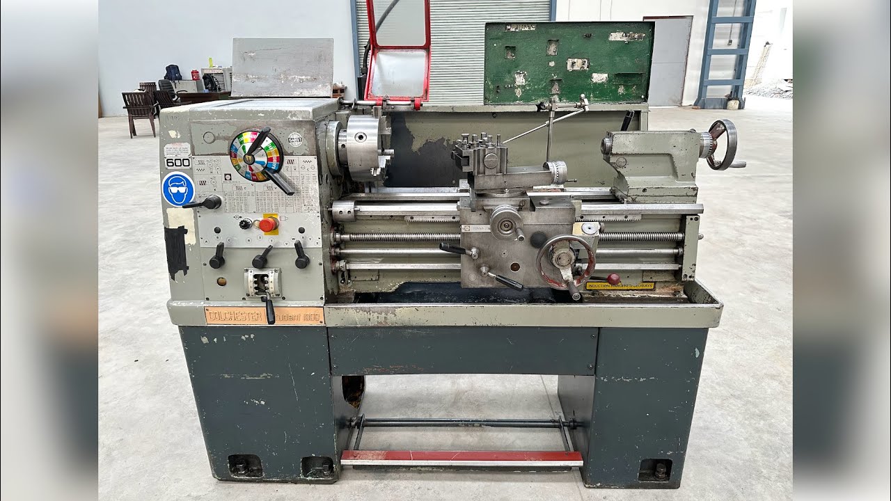 Colchester England Student 1800 Lathe Machine - 650 mm Job Length