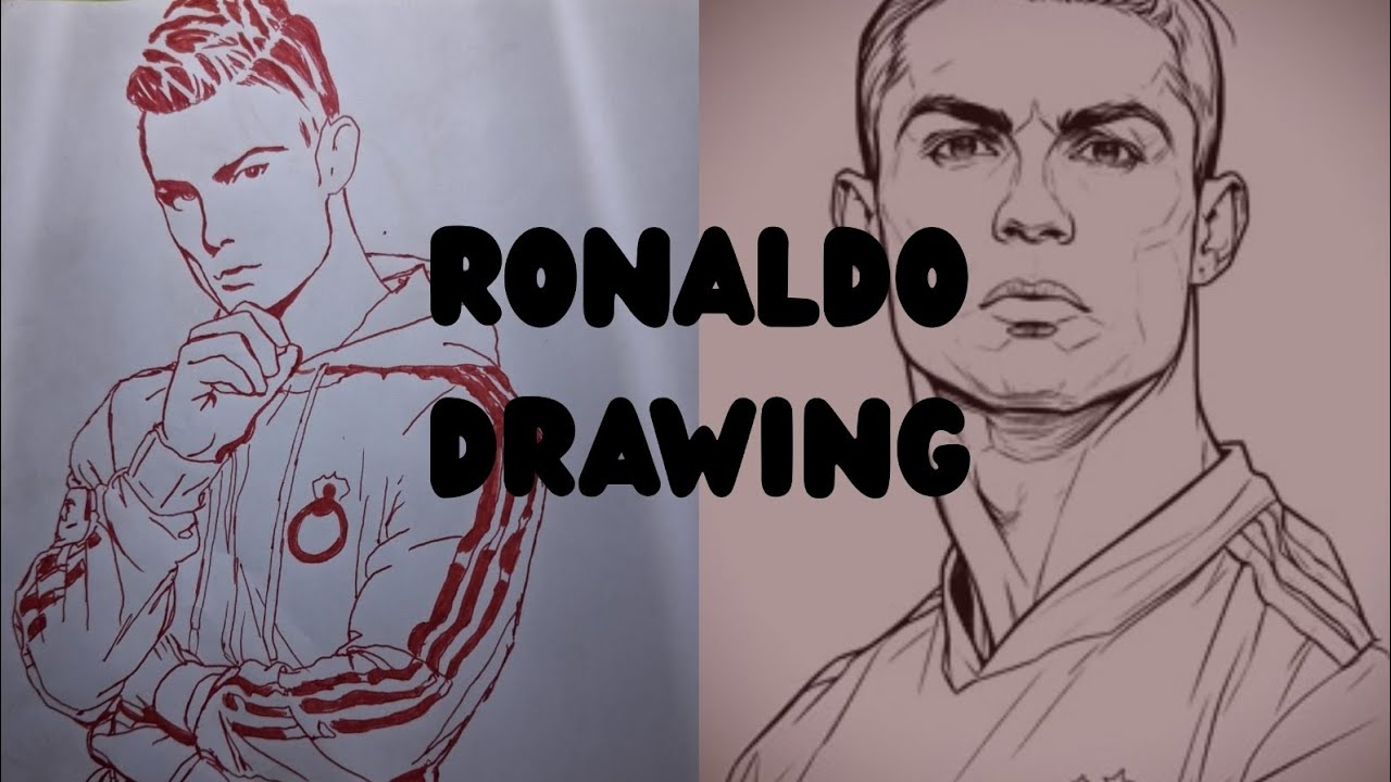 Ronaldo Drawing ✨... #art #drawing #viral #ronaldo 