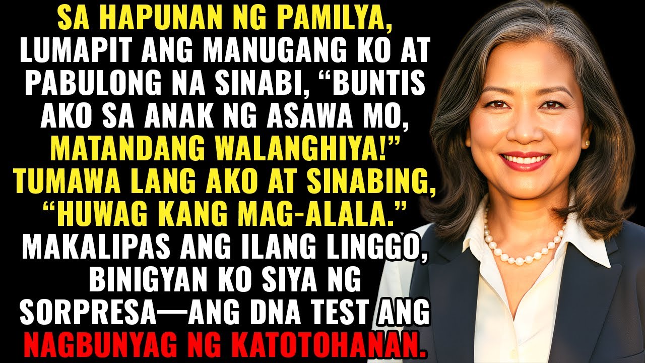 Sa hapunan ng aming, nilapitan ako ng aking manugang at bumulong, “Nagdadalang-tao ako sa iyong…”