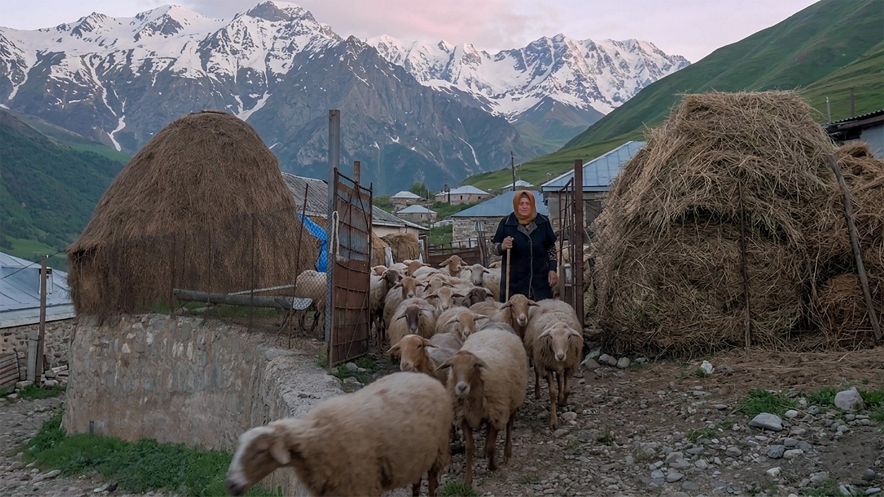 Living Above the Clouds &mdash; A 75 Year Old Woman's Life Far from Civilization