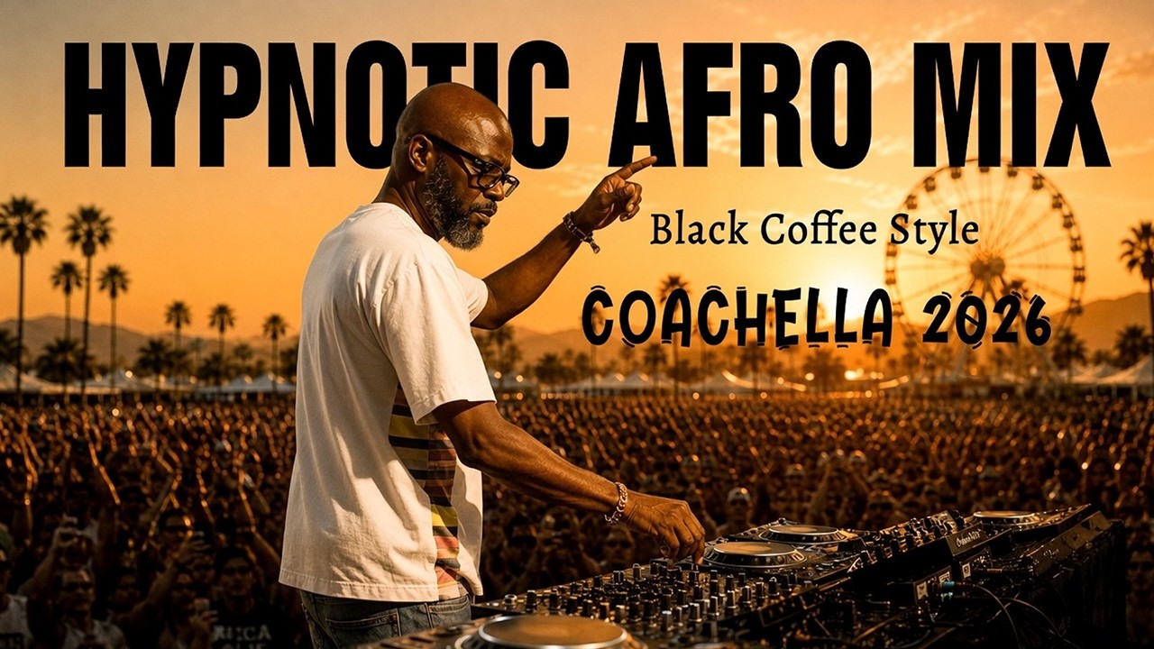 HYPNOTIC AFRO HOUSE 2026 🌴 Festival Coachella Vibes☕️ Black Coffee Style Vol.16