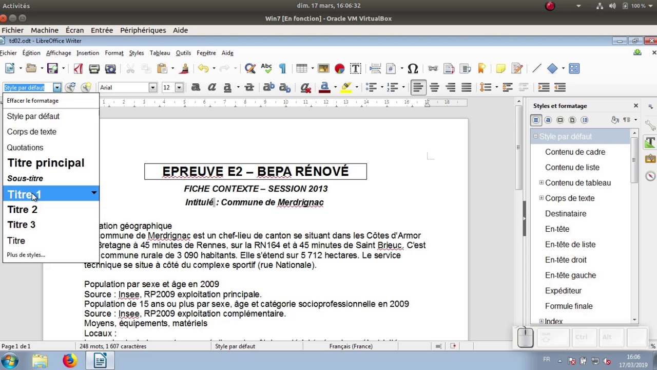 Tuto vidéo : Mettre en forme et numéroter les chapitres avec LibreOffice Writer