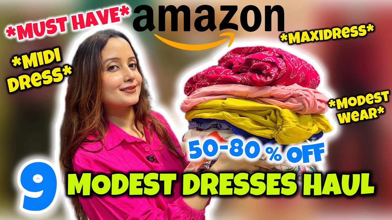 Amazon “TRENDY” MODEST Dresses Under 799/- Only😍 Amazon Dress Haul || Neha Singh #amazonfinds 
