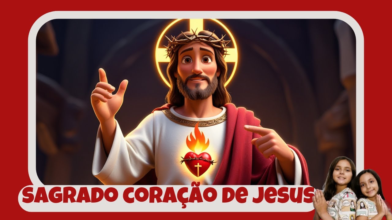 HIST&Oacute;RIA DO SAGRADO CORA&Ccedil;&Atilde;O DE JESUS ANIMADA PARA CRIAN&Ccedil;AS - Catequese infantil - Igreja Cat&oacute;lica