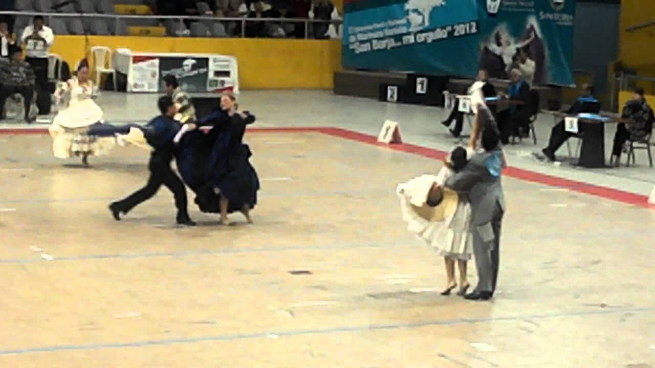 Guillermo Suero y Maria Martha Reverte. Final Adulto San Borja 2012