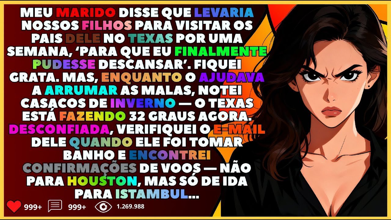 Meu marido disse que levaria nossos filhos para visitar os pais dele no Texas por uma semana mas...