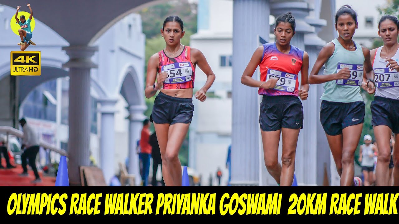 Paris 2024  Olympics  Race Walker Priyanka Goswami 20k walk Race National Open  2024