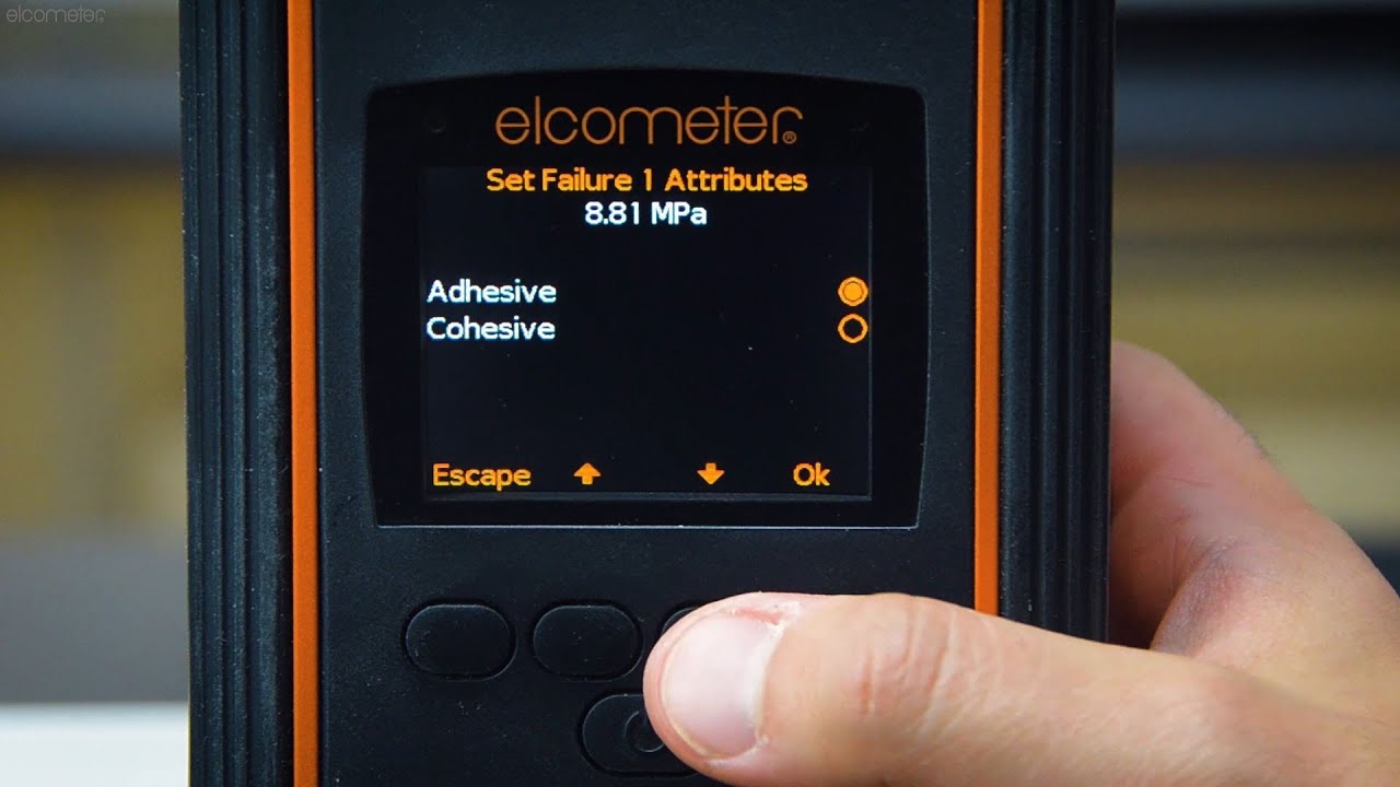 Регистрация результатов адгезии при отрыве с помощью обновленного Elcometer 510