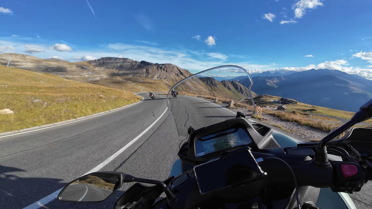 Abfahrt vom Großglockner, leere Straßen, Kurvenspaß Tag 2 Teil 3 YAMAHA TRICITY 300