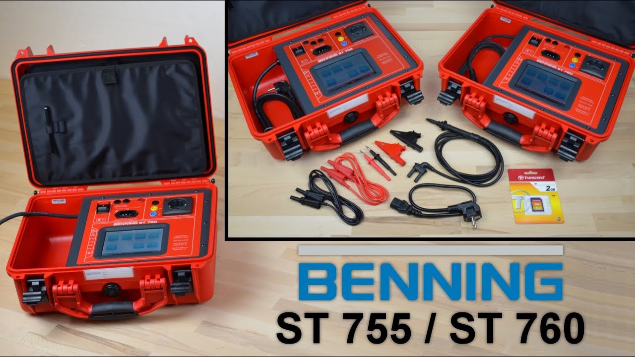 Vorstellung: Gerätetester - BENNING  ST 755 und ST 760