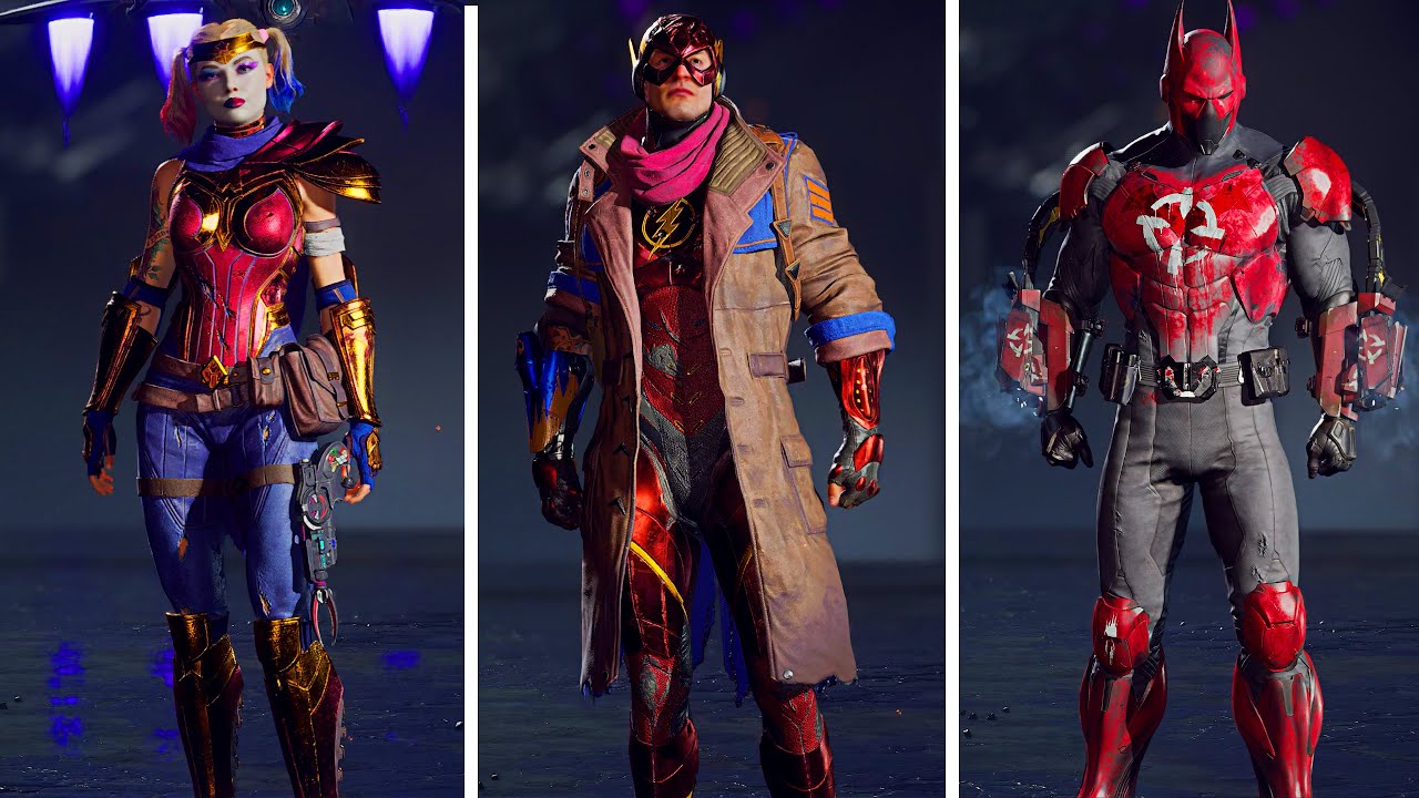 All Character's Outfits - Suicide Squad Kill The Justice League