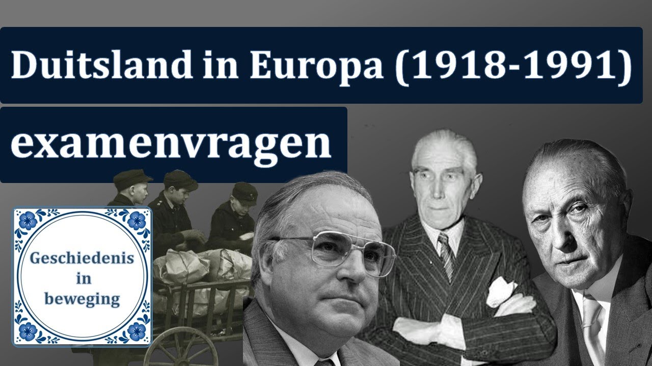 Hoe oefen je met de historische context 'Duitsland in Europa (1918-1991)? | HAVO en VWO