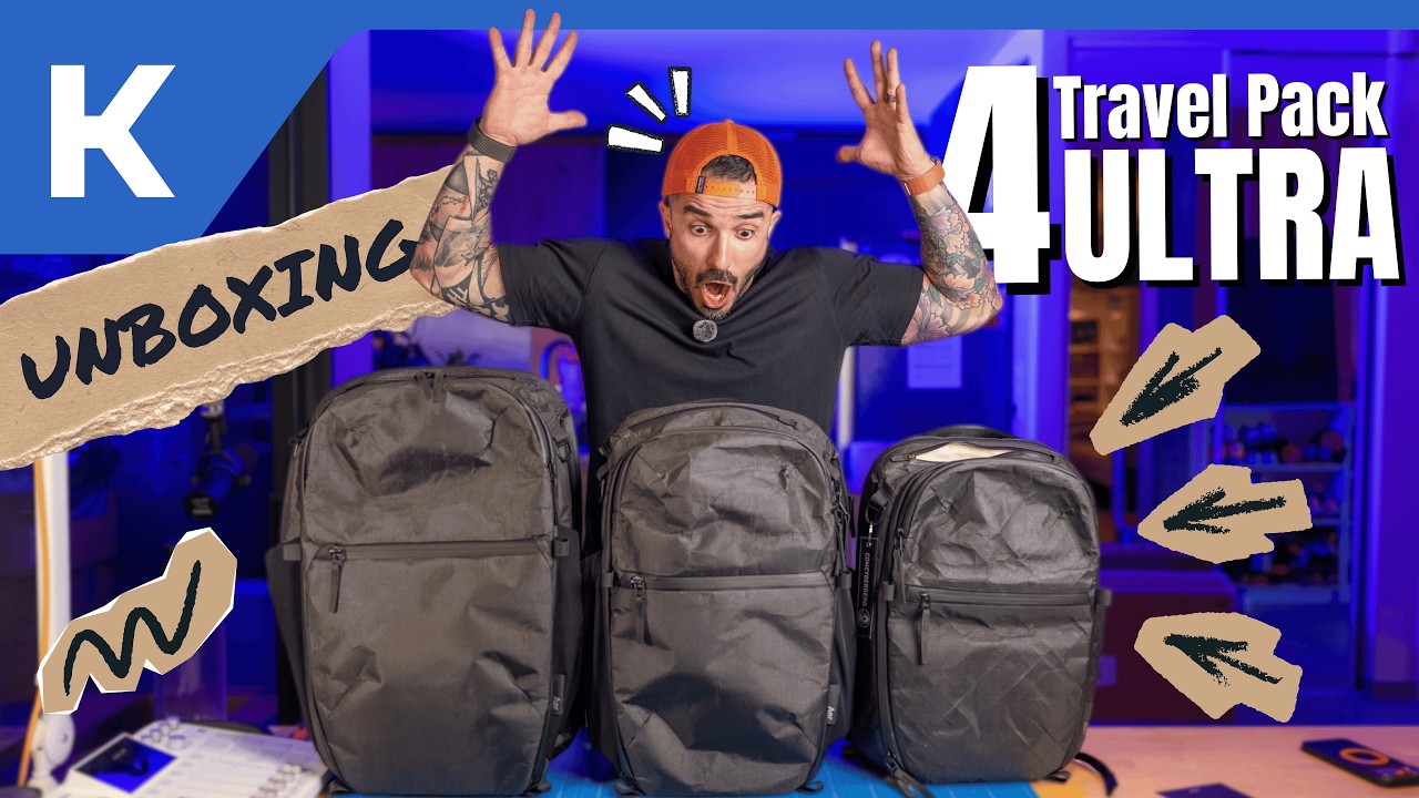Déballage des DEUX Aer SF Travel Pack 4 Ultra