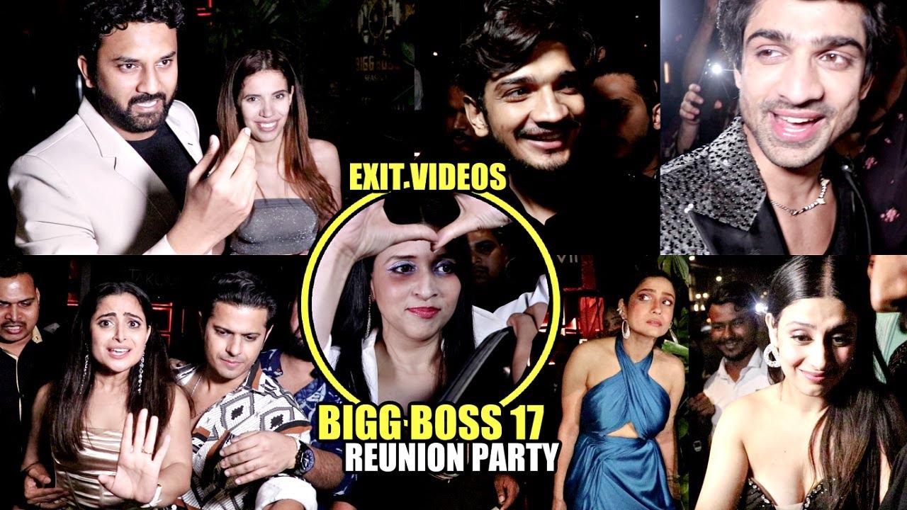 Mannara-Abhishek, Munawar, Ankita-Vicky, Isha, Aishwarya-Neil EXIT Video From Bigg Boss 17 Party