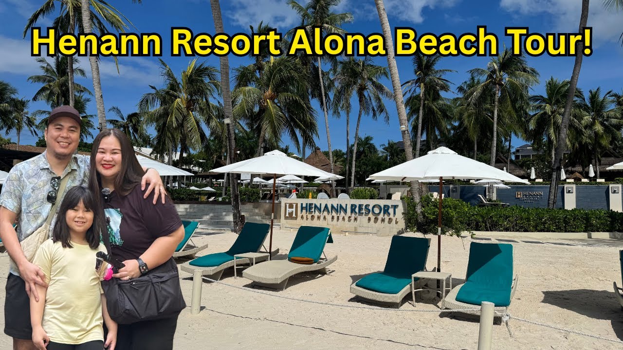 Henann Resort Alona Beach Tour | Breakfast Buffet, Beachfront Views & Amenities Tour 🏖️