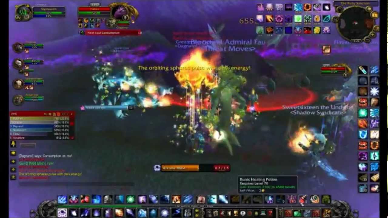 WoW Ruby Sanctum 10 Helion Kill