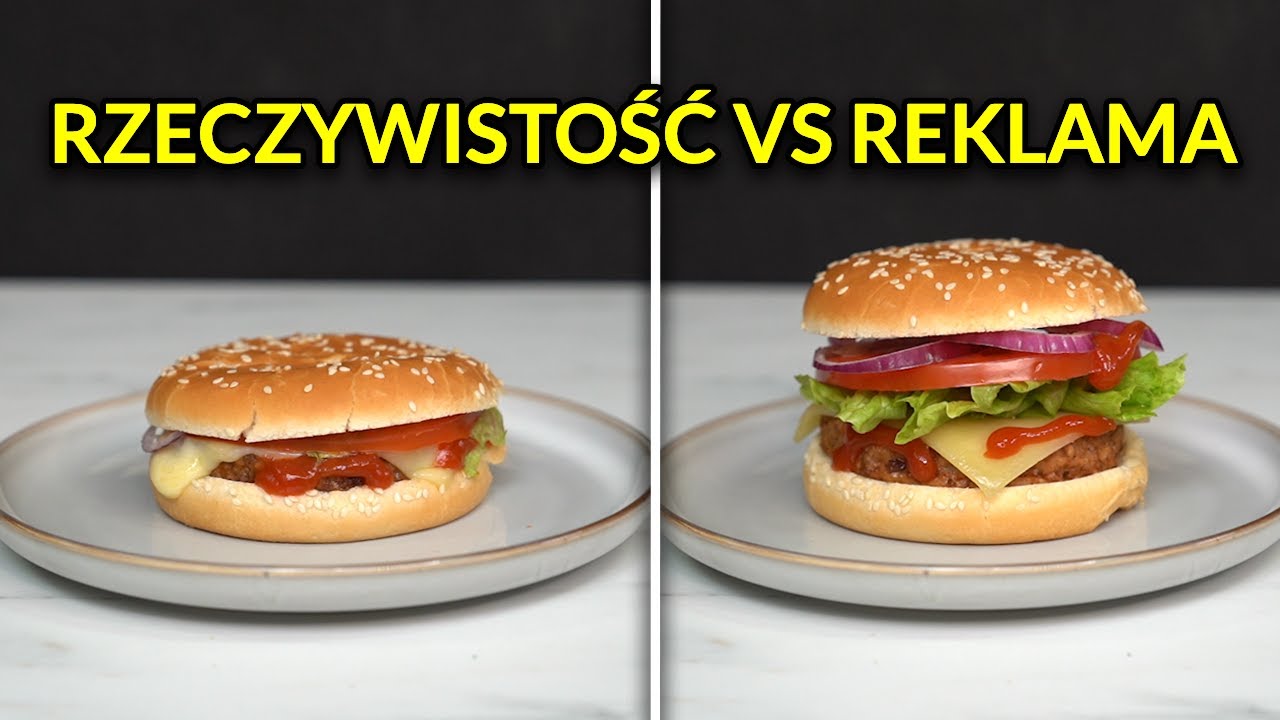 Jedzenie w reklamach vs RZECZYWISTOŚĆ! 😱