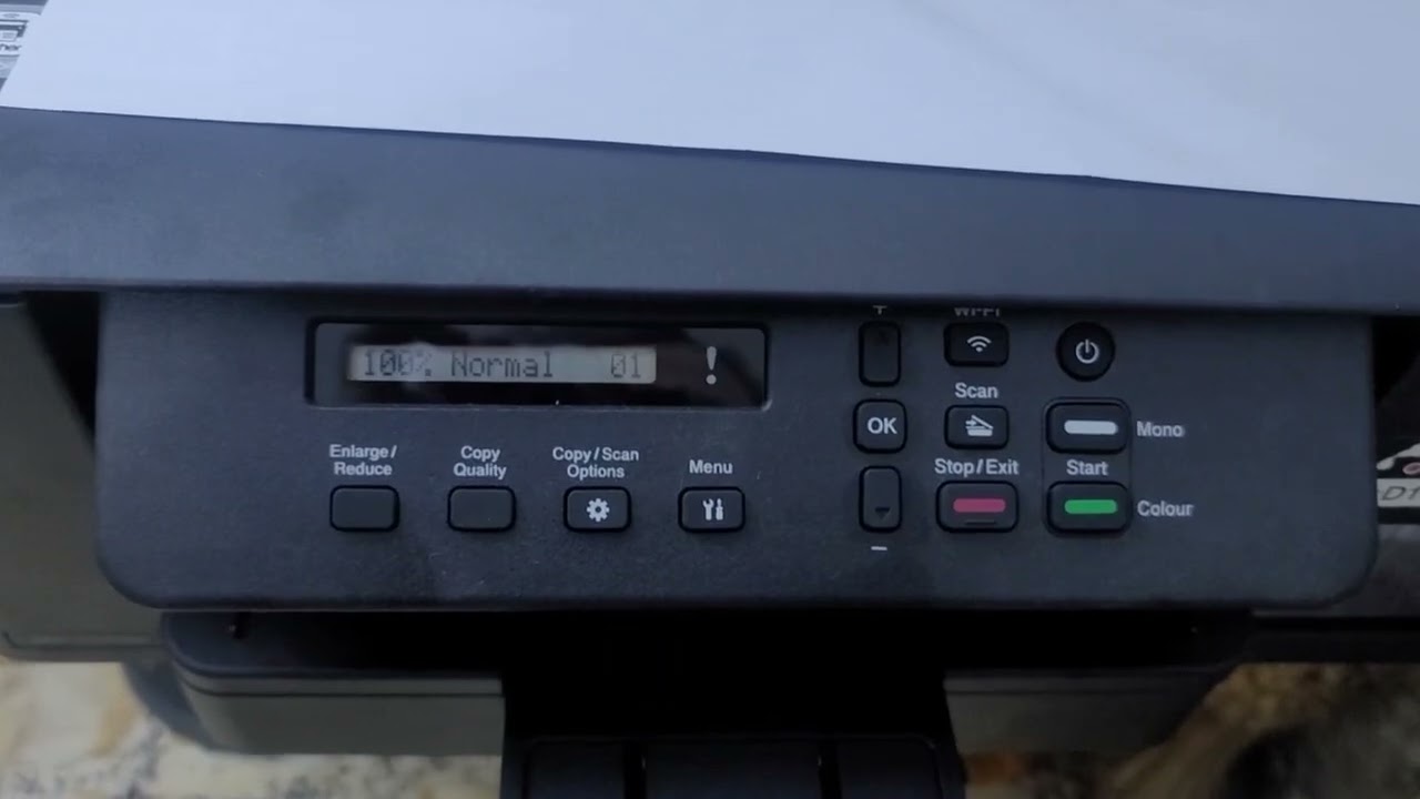 طابعه برذر T530DW طباعه وجهين من الموبايل وطباعه وجهين من السكنر ايضاً