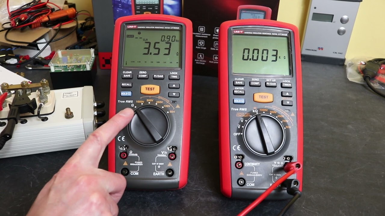 Uni-T Insulation Multimeters UT505A vs UT505B