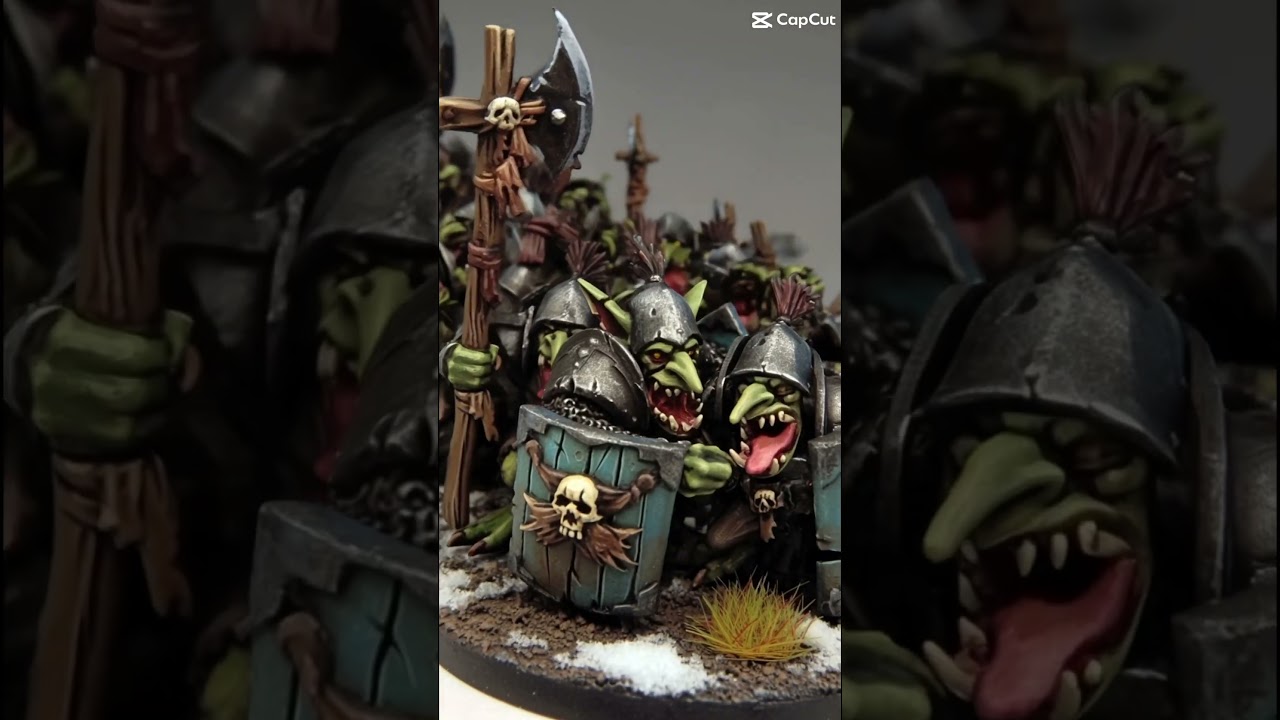 Fantasy miniatures battles animated