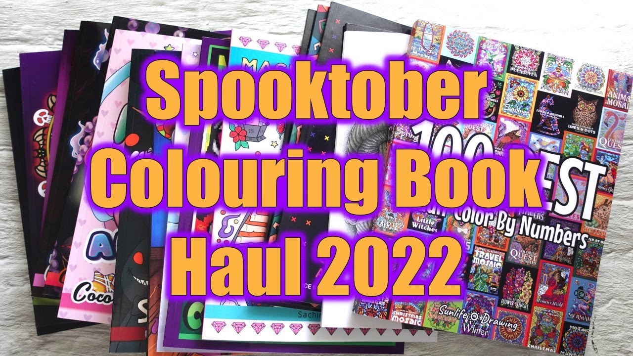 It's The Most Wonderful Time Of The Year.... For SPOOKY COLOURING BOOKS!
