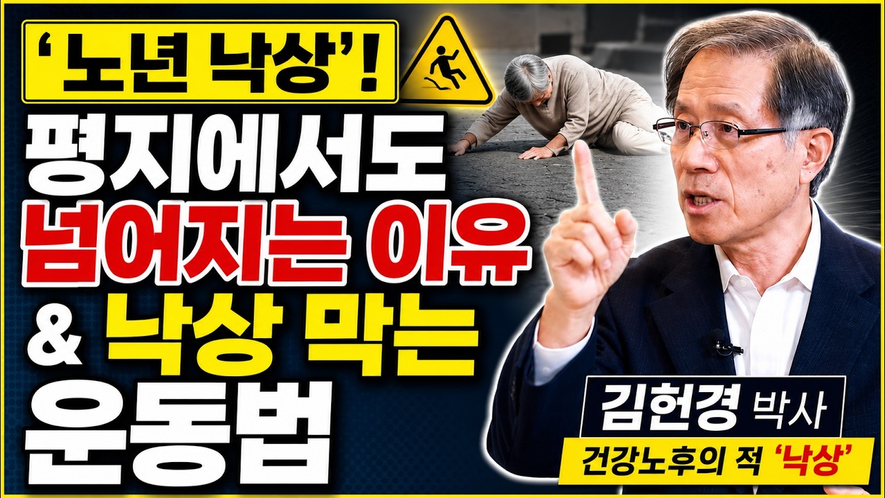 김재원TV EP.25 혈압, 당뇨보다 무서운 '노년 낙상'! 평지에서도 넘어지는 이유 & 낙상 막는 운동법 #낙상예방 #노인낙상 #김헌경박사  #도쿄도건강장수의료센터김헌경박사