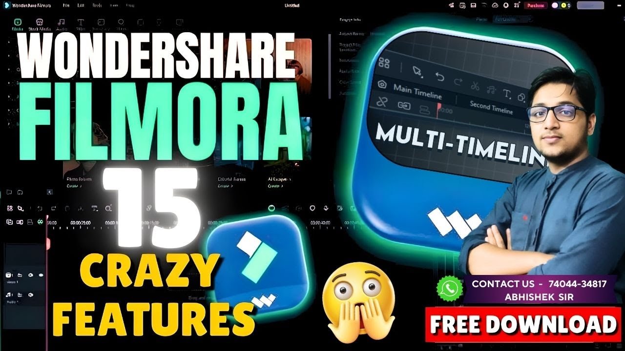 Filmora 15 New Features | Filmora15 Ai Extend | Filmora15 Updates | Filmora15 Dual Timeline 