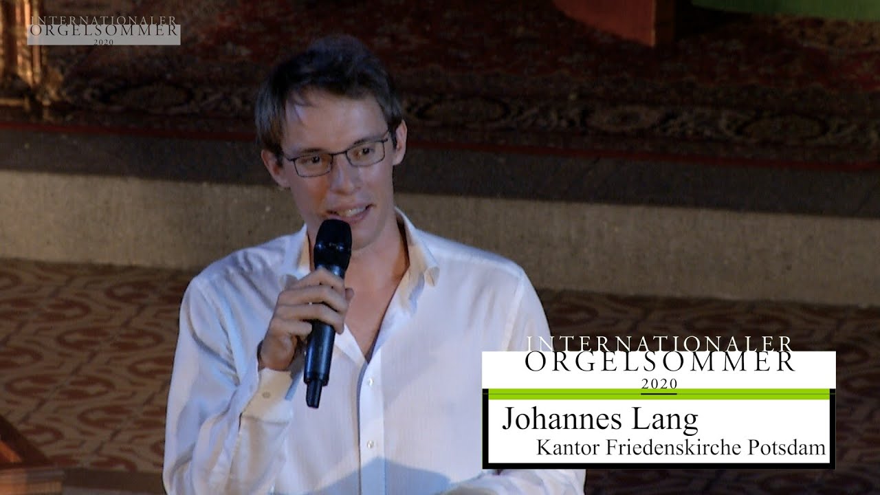 Johannes Lang &uuml;ber das Programm 